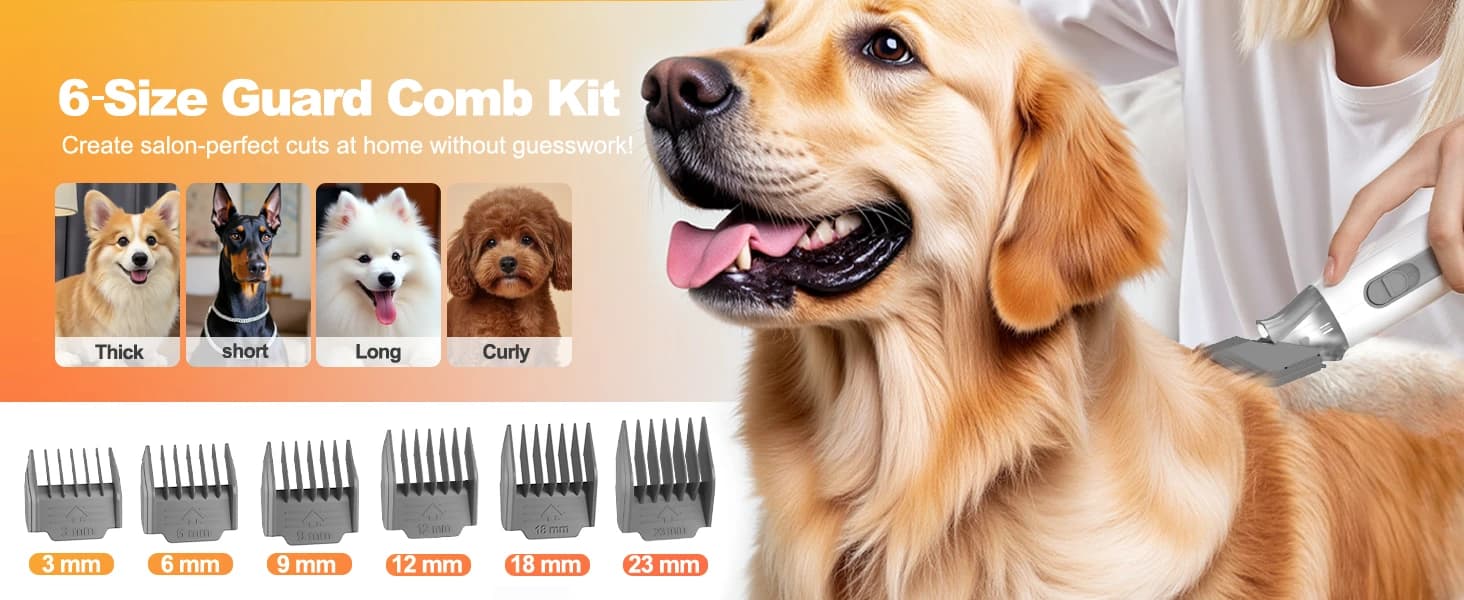 6-in-1 Dog Grooming Vacuum Kit â collection imagery