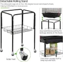 64-Inch Open Top Bird Cage for Parakeets and Cockatiels