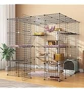 Guinea Pig Cage — Indoor Habitat Cage with Waterproof Plastic Bottom — collection imagery