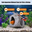 Betta Fish Tank Decor Rock Cave