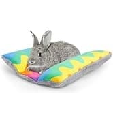 15"x14" Soft Plush Rabbit Bed Washable Cuddle Mat for Small Pets — collection imagery