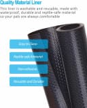 Bearded Dragon Tank Accessories — Reptile Terrarium Liner Substrate for Leopard Gecko
