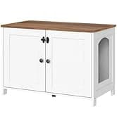 Litter Box Enclosure — Cat Litter Box Furniture with Removable Divider — collection imagery