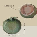 Ceramic Bird Bath for Outside on Ground — 9.45-Inch Birds Bath Bowl Only