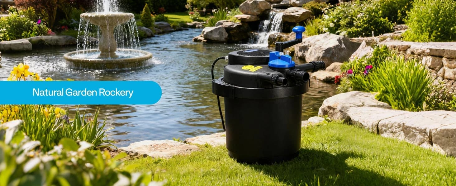 1580GPH Bio Pressure Pond Filter with 13W Light for Various Ponds — collection imagery