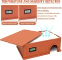 Reptile Hide Snake Hide — with a Humidification Groove Fitted with a Temperature and Humidity Sensor