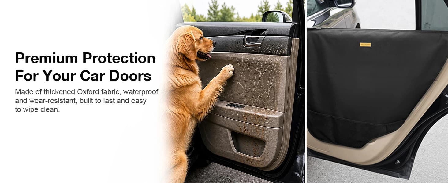 2 Packs Car Door Protector for Dogs — product details