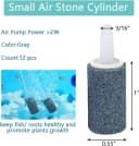 Aquarium Air Stones 1 inch 12 Pack