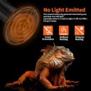 150W Ceramic Heat Emitter — Reptile Heat Bulbs