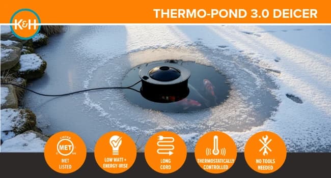K and H Pond Heater — Thermo-Pond 3.0 Deicer — product details