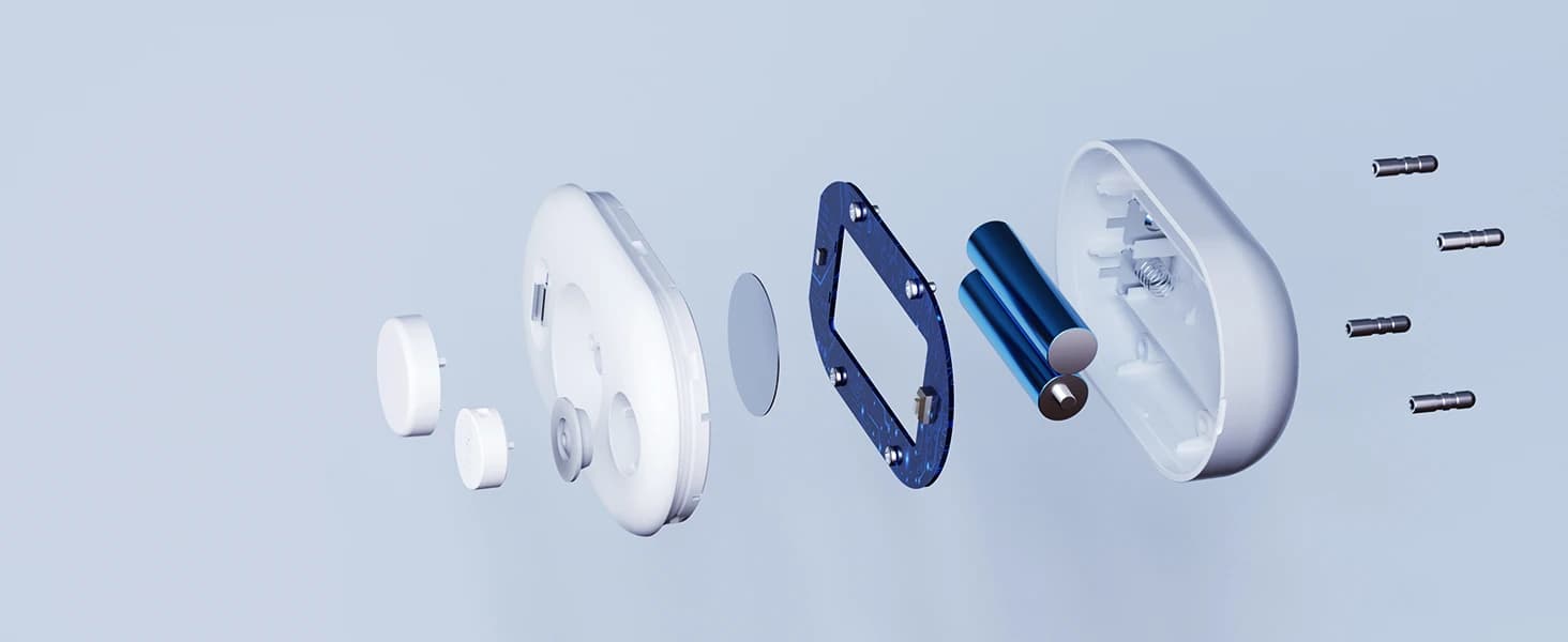 5 Pack Water Leak Detectors for Home — 100dB Water Sensor Alarm for Basement — Compact Water Leak Detector
