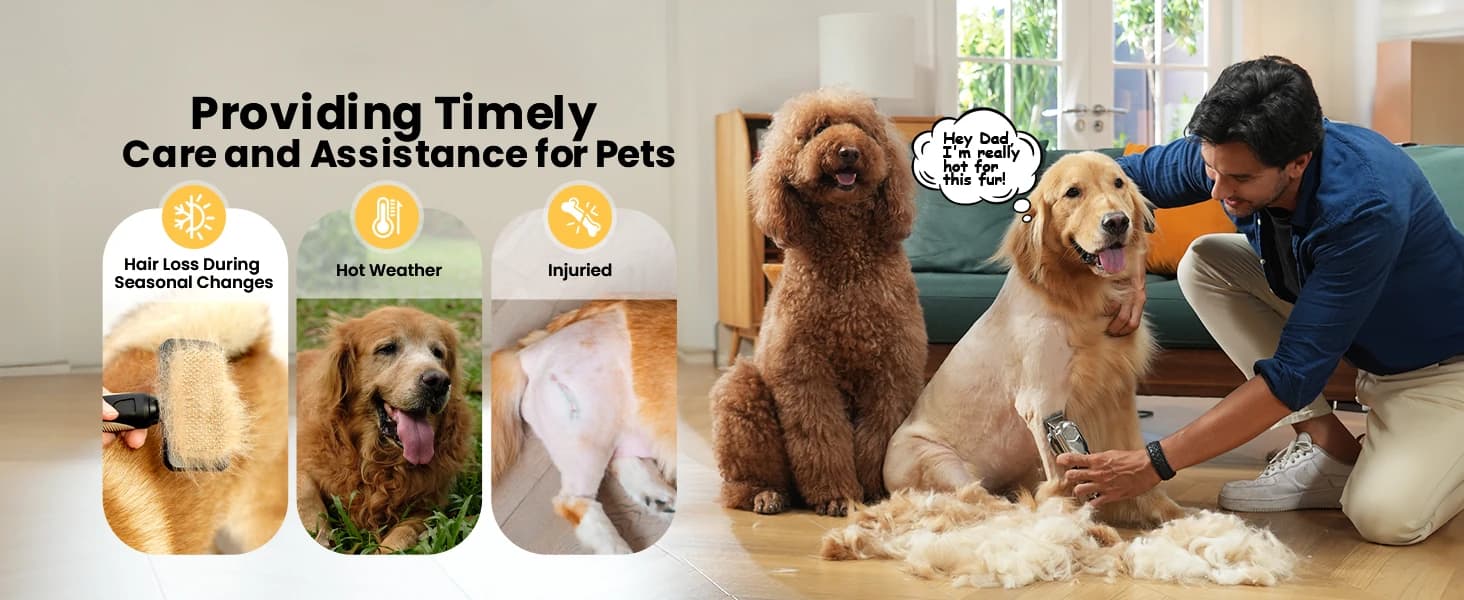 Dog Clippers Grooming Kit for Thick Coats and Heavy Duty — collection imagery