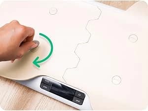 Wiggle-Proof Digital Pet Scale for Cats — Attach The Tray
