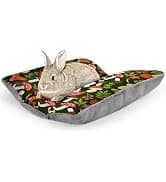 15"x14" Soft Plush Rabbit Bed Washable Cuddle Mat for Small Pets — collection imagery