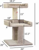 Spacious Cat Perch for Large Cats