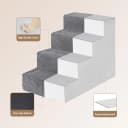 Dog Stairs for Bed 18" H — 4-Step Dog Steps for High Bed