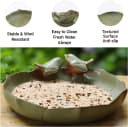Ceramic Bird Bath for Outside on Ground — 9.45-Inch Birds Bath Bowl Only