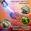 2 Pcs Reptile Heat Lamp Guard Anti Scald