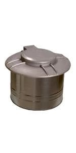 Pet Waste Digester - Pyramid Style - Black with Green — product details