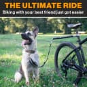 V2.0-180° Rotating Dog Bike Leash - with Shock Absorbers and Quick Attach Mechanism | Carbon Fiber | Detachable