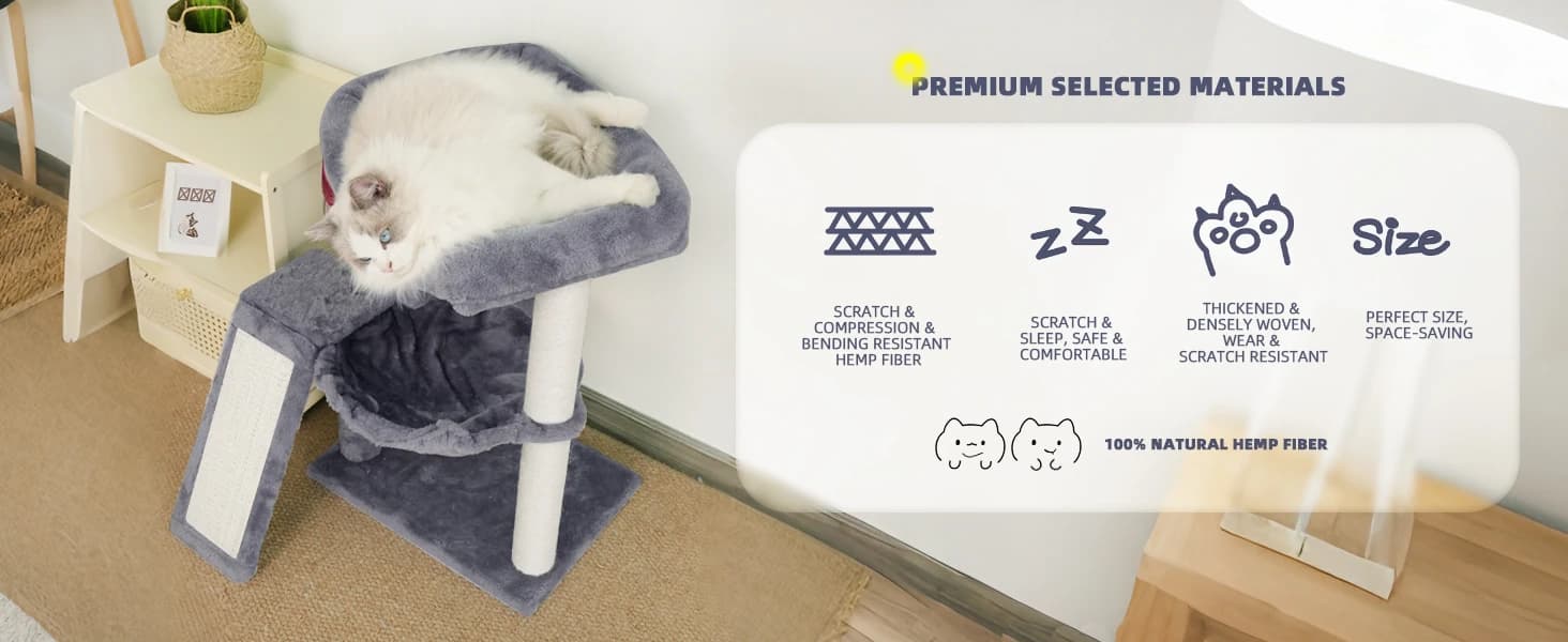 YOUPET Cat Tree with Cat Scratching Post for Indoor Cats — product details