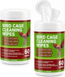 Bird Cage Cleaning Wipes — Unscented Wipes for Parrots and Pet Birds