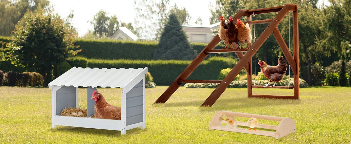 4 Holes Chicken Nesting Box — PVC Waterproof Roof — product details