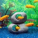 Aquarium Decorations Rock — Stackable Fish Tank Decor Cave