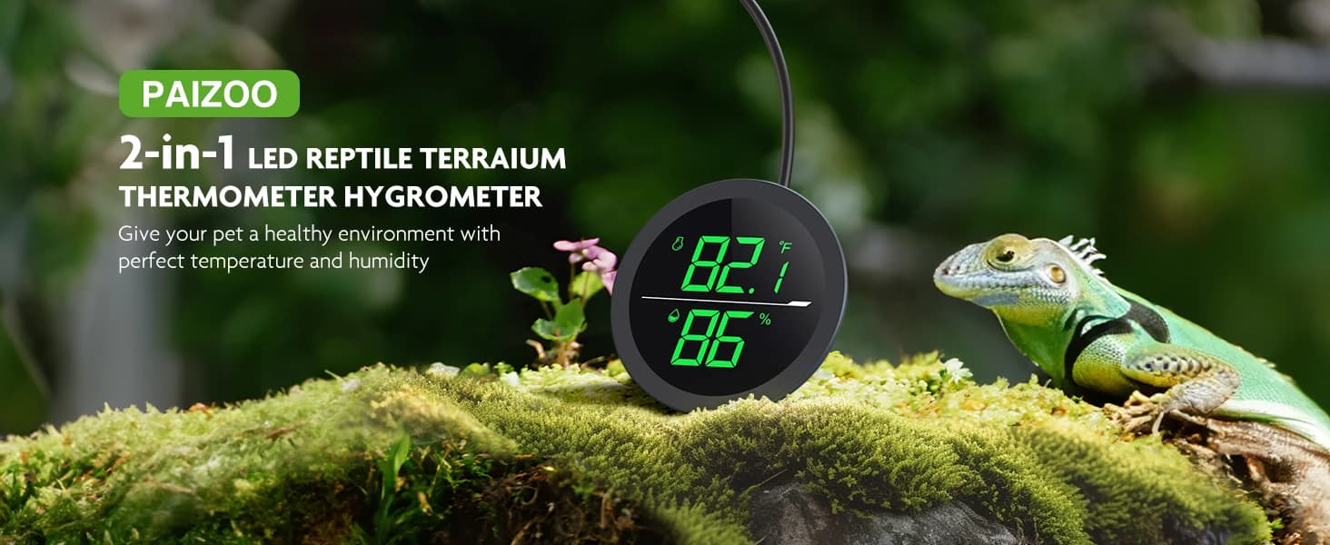 Real-time Display LED Digital Reptile Thermometer and Humidity Gauge — product details