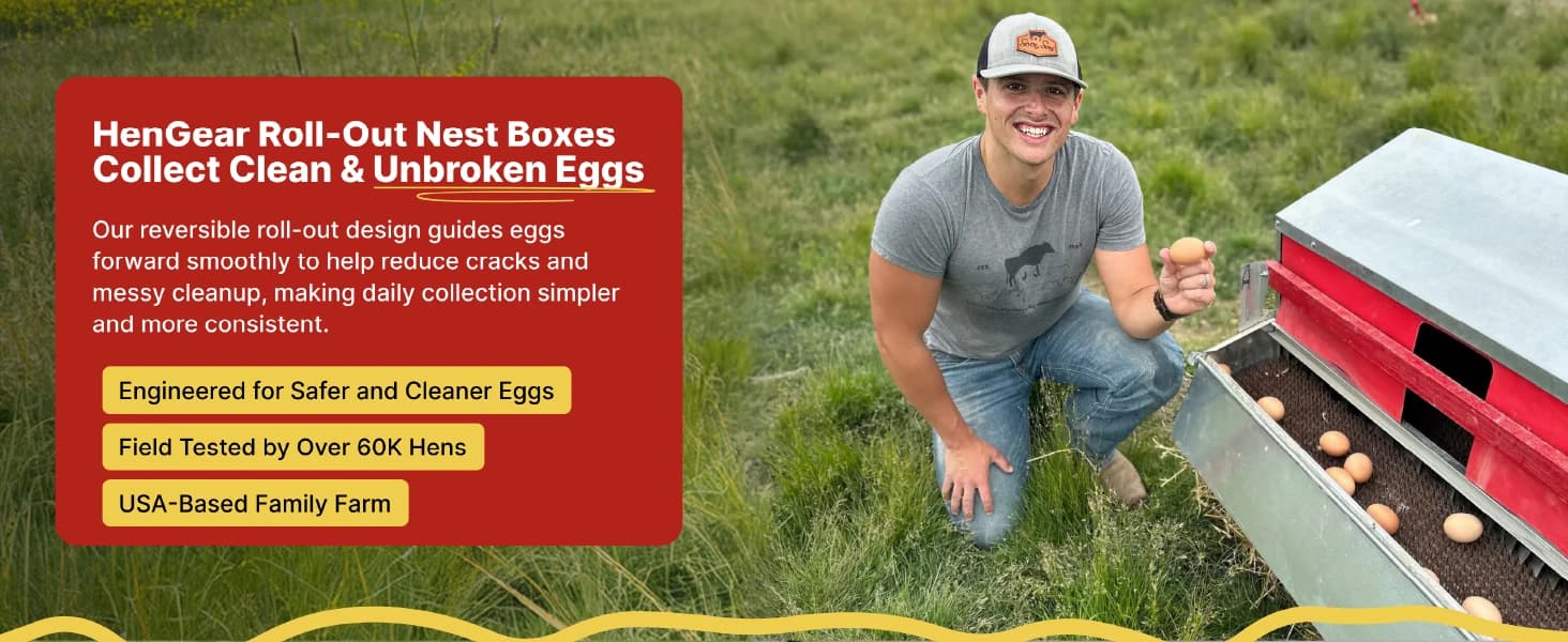 Nesting Boxes for Chickens — Roll Away Laying Boxes — product details