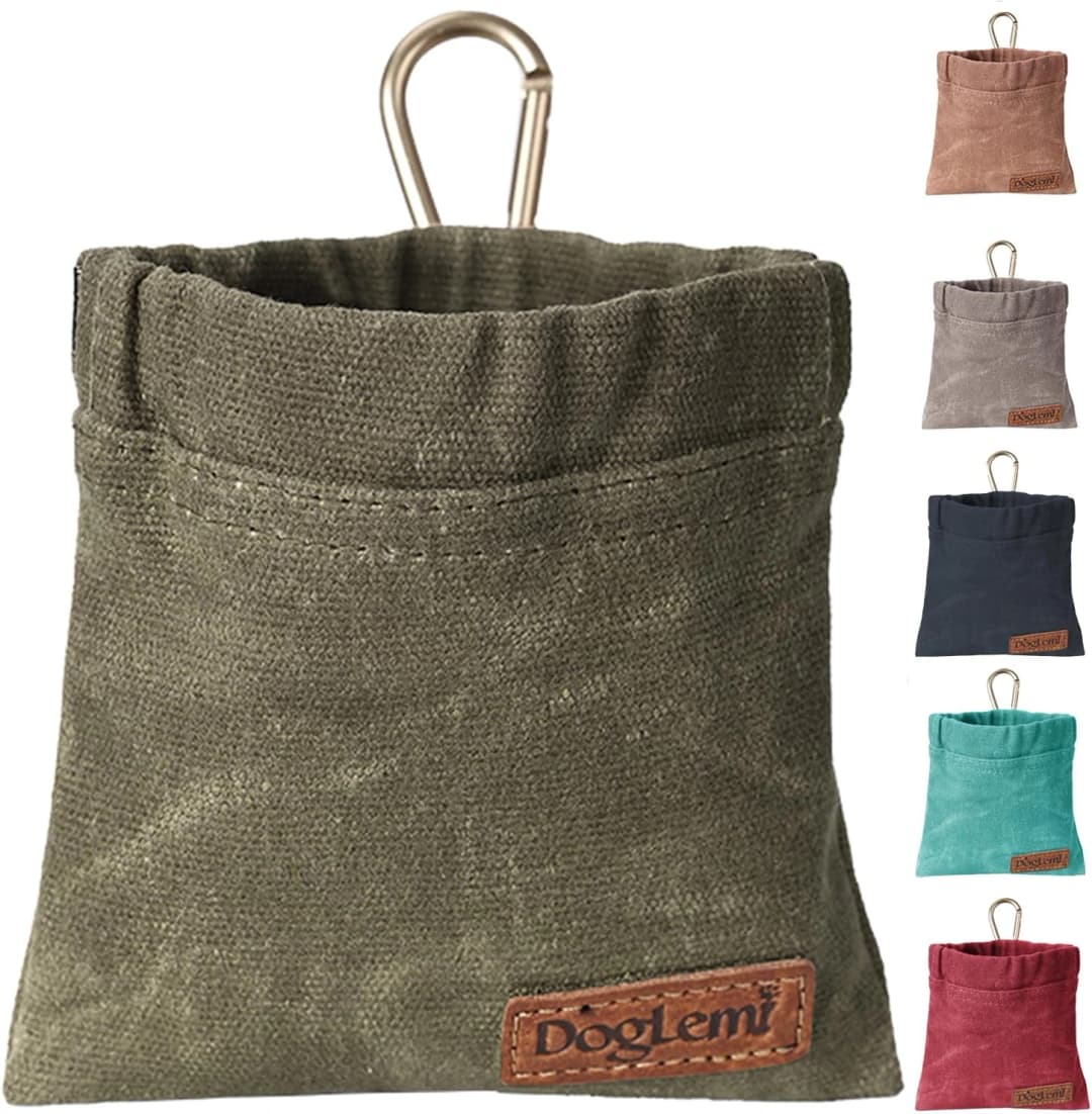 Dog Treat Pouch — Portable Puppy Dog Training Treat Bag