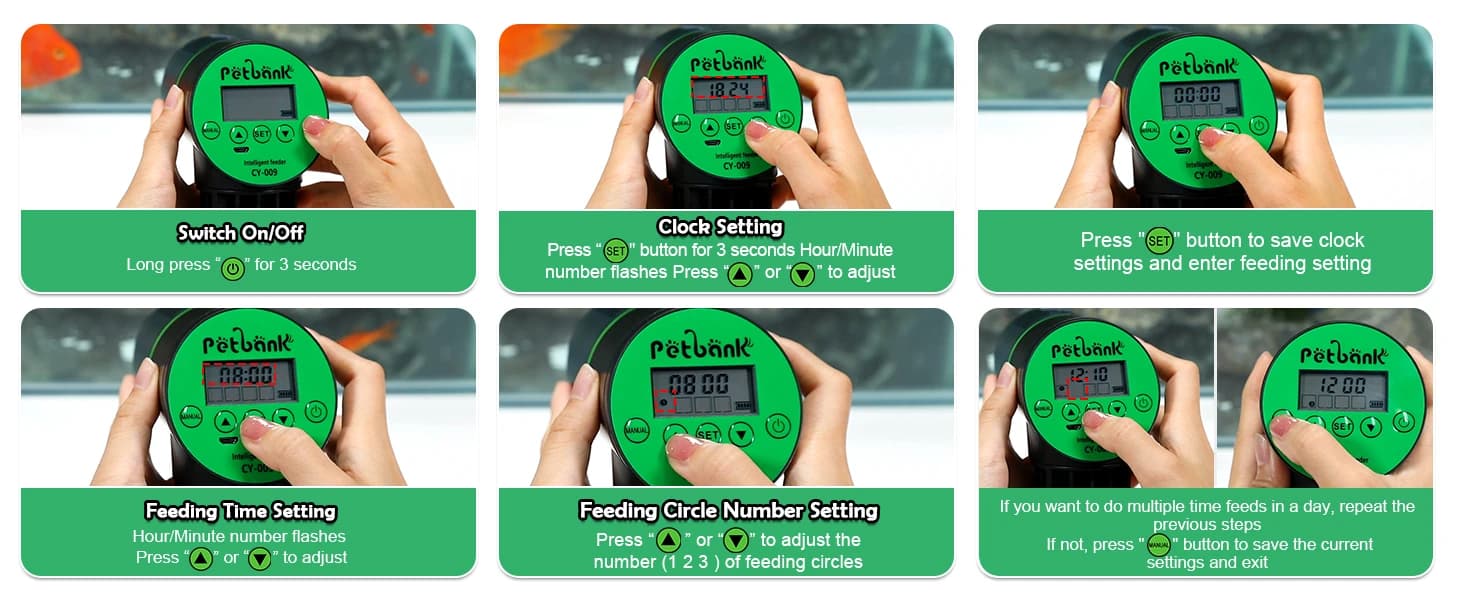 Automatic Fish Feeder for Aquarium Easy Setup & 4 Timers — collection imagery