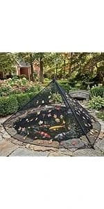 10x14 ft Pond Cover Dome Net with Frame for Outdoor Koi Leaves — product details