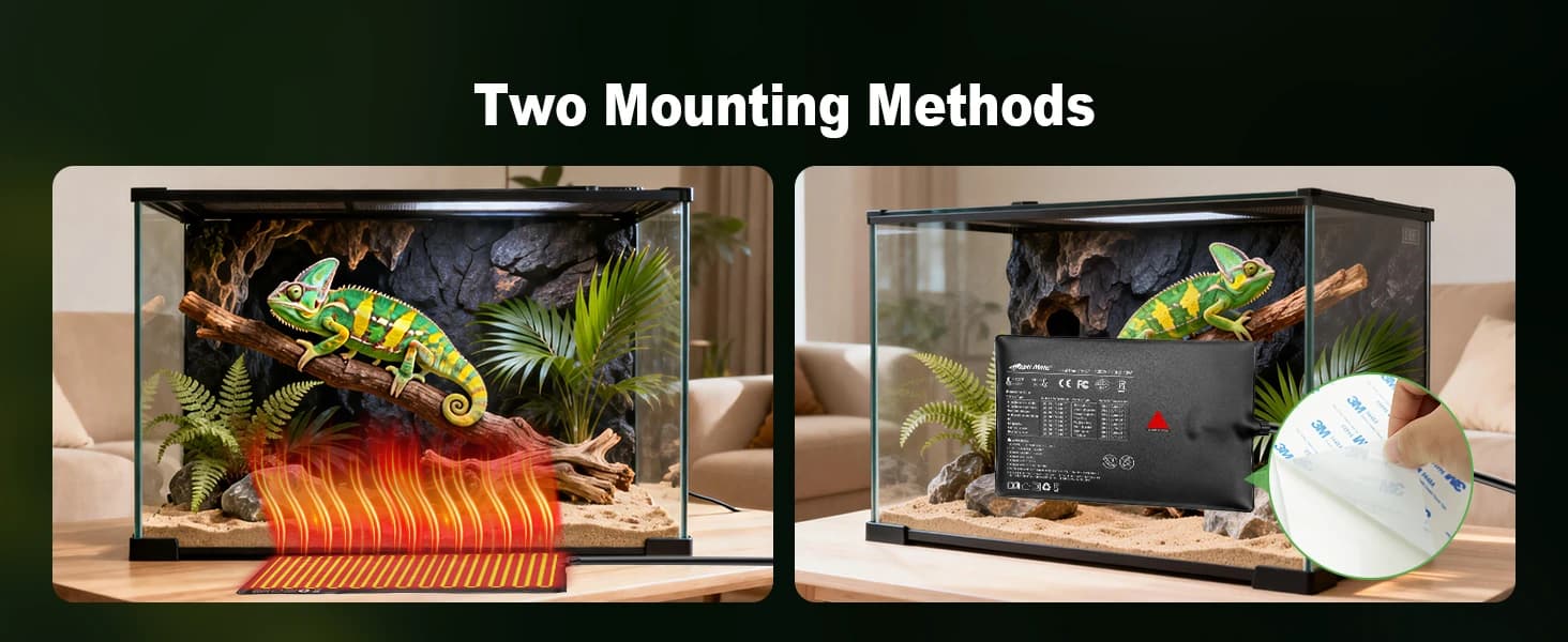 Reptile Heating Pad with Internal Sensor and Thermostat — collection imagery