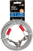 Dog Tie Out Cable - 1700 lbs Break Strength - 30ft Cable