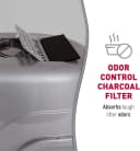 Hooded Flip Top Cat Litter Box with Charcoal Filter