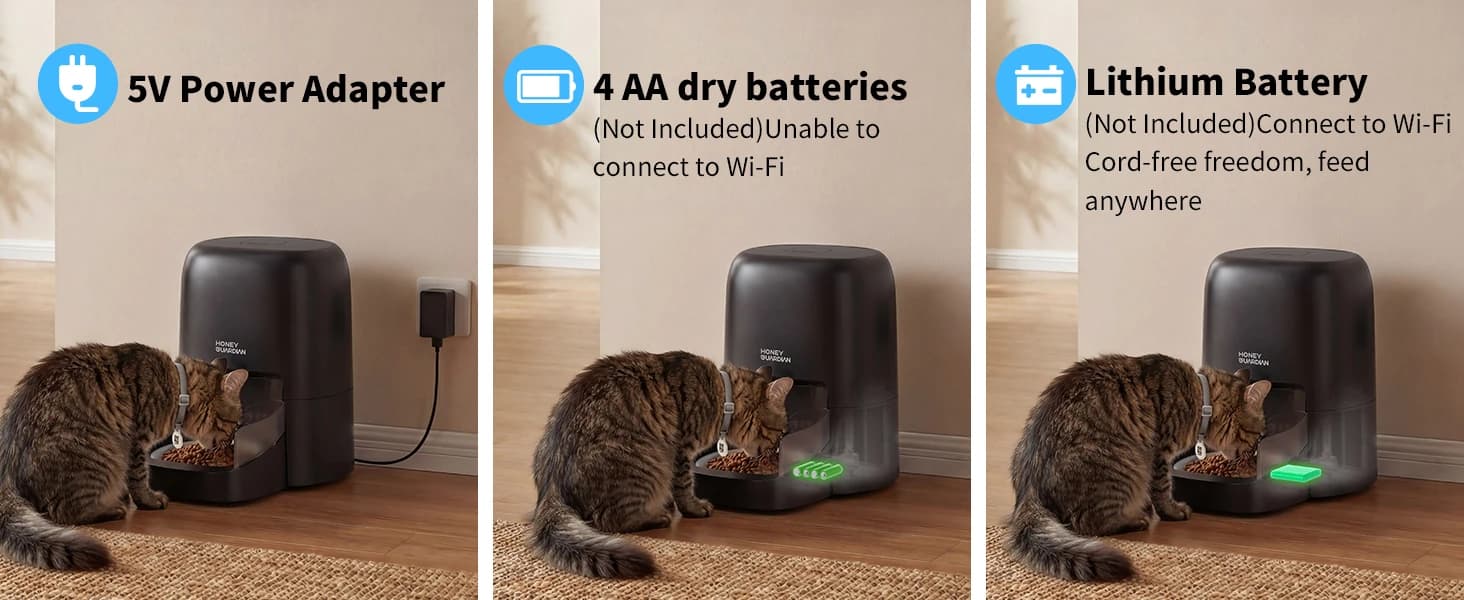 RFID Automatic Cat Feeder — Collar Tag for Personalized Meal — product details