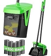 Dog Pooper Scooper — Swivel Bin and Rake Set with 100 Waste Bags — collection imagery