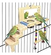 Parakeet Nesting Box — Wood Bird Nest House for Cage — collection imagery