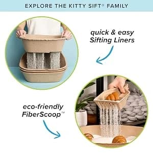 Disposable Cat Litter Box Large, 6 Count, Durable Portable for Travel and Home, Eco-Friendly Disposable Litter — collection imagery