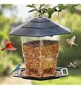 Bird Houses for Outside Real Wood-Look Resin Bird House with Hanging Chain – Waterproof and Durable Forest — collection imagery
