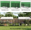 8x4x6FT Outdoor Dog Kennel for Large Dogs