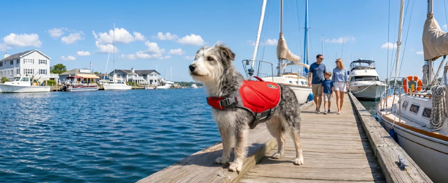 Dawson Swim Dog Life Jacket — Life Vest — collection imagery