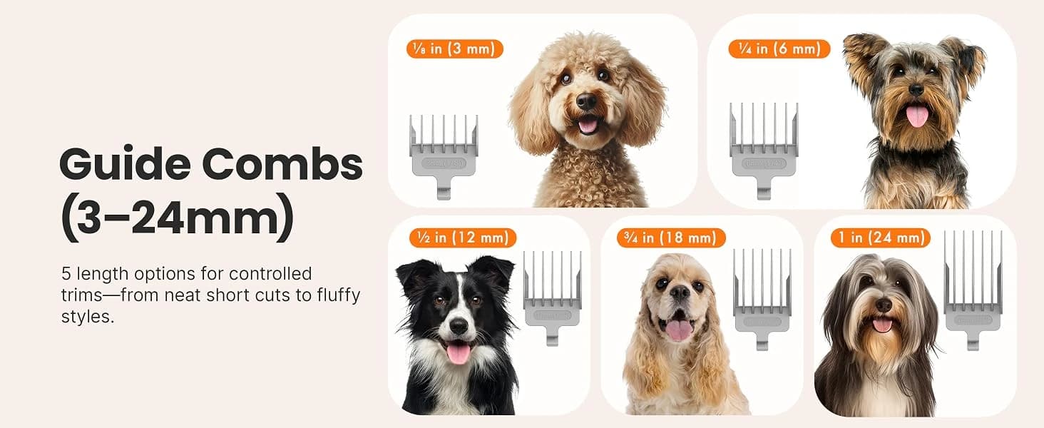 P1 Pro Dog Grooming Vacuum — 6-in-1 Kit — product details
