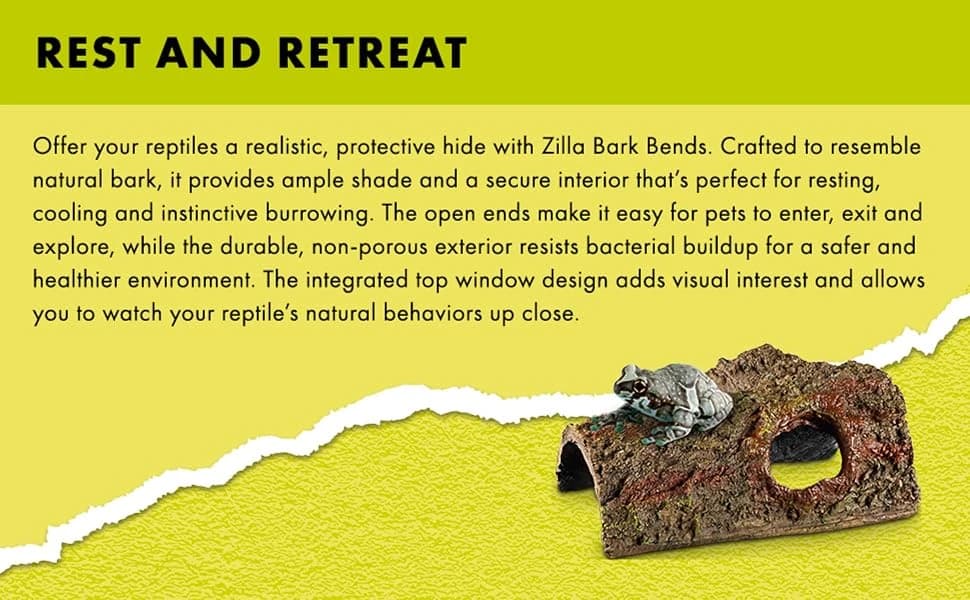Bark Bends Reptile Hides for Geckos — product details