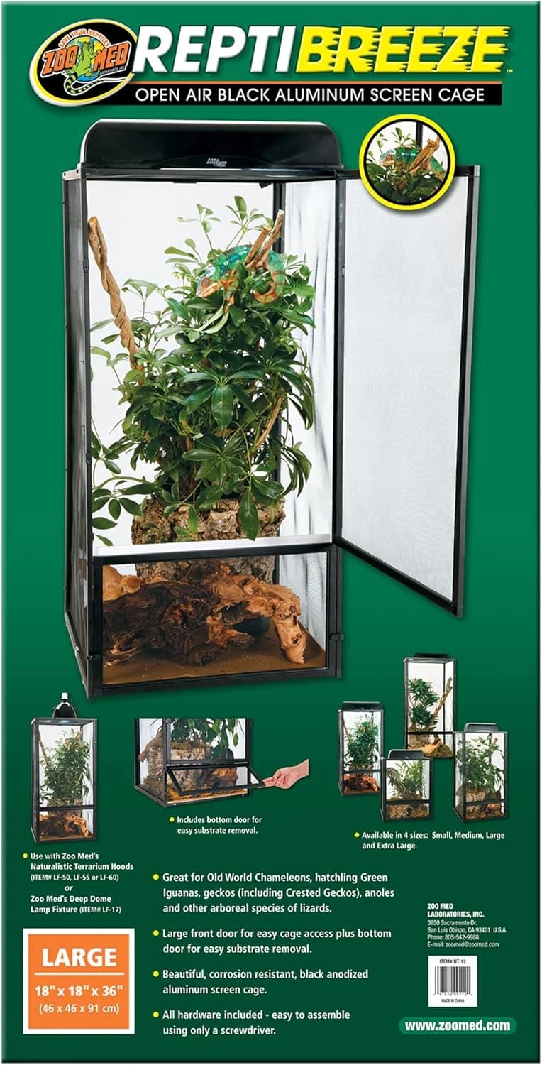 ReptiBreeze Open Air Screen Cage