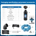 Pond Fountain Aerator — 1HP 110V 15000 GPH Fountain Pump