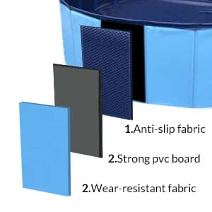 Dog Pool — Foldable Pet Swimming Pool with 6mm High-Strength PP Board — collection imagery