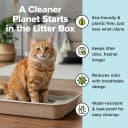 Disposable Cat Litter Box Large, 6 Count, Durable Portable for Travel and Home, Eco-Friendly Disposable Litter
