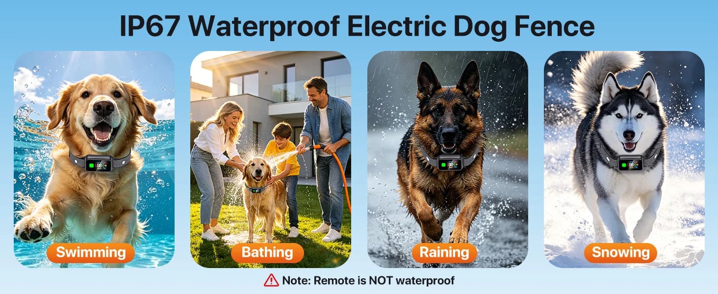 2 In1 Wireless Dog Collar Fence System and Training Collar — product details